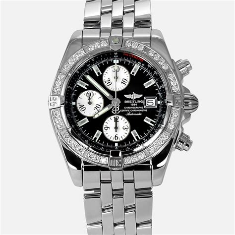 breitling a13356|Breitling a13356 diamond bezel.